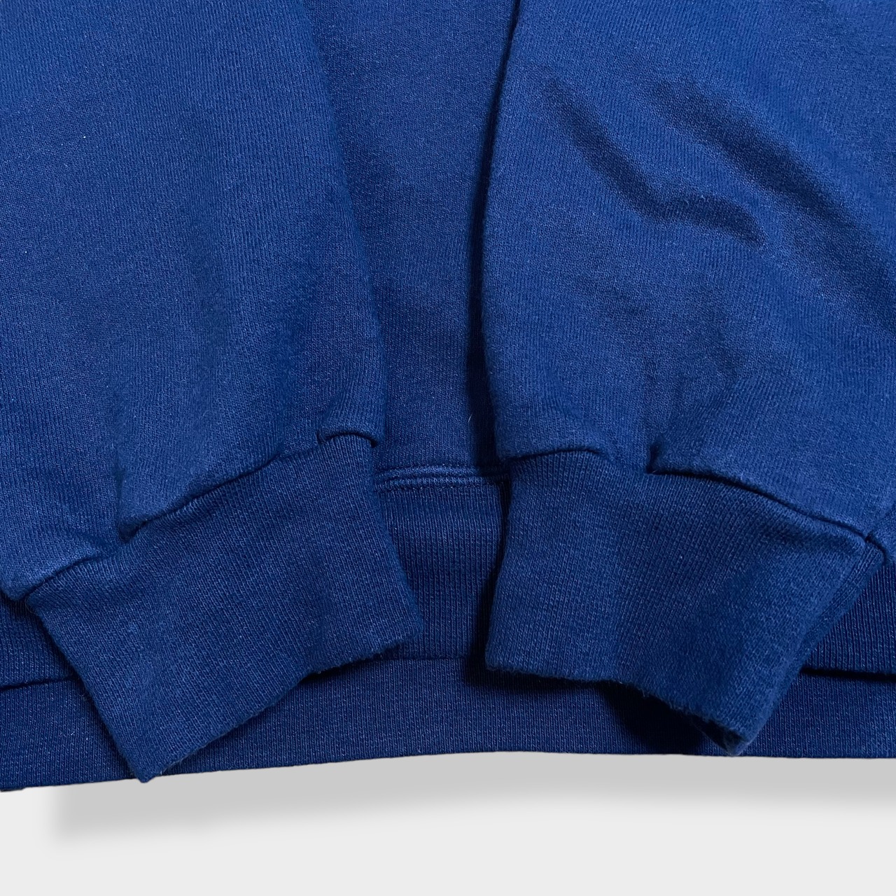 【THRASHER】フレイムロゴ プリント パーカー プルオーバー スウェット フーディー hoodie M ネイビー スラッシャースケートボード スケーター ボード us古着