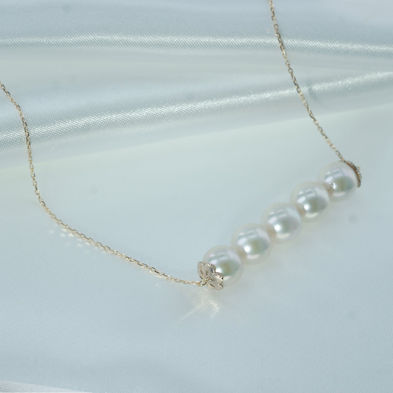 K10 / ネックレス / Classy Pearl Line ～ペンダントネックレス