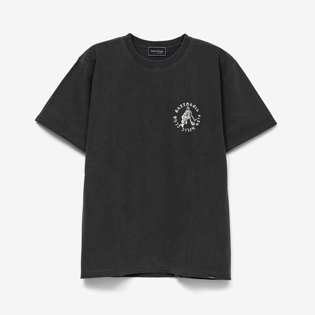 【DeepRangebybassmania】BASSMANIA FISH HOLIC CLUB S/S Tee [V.BLK]