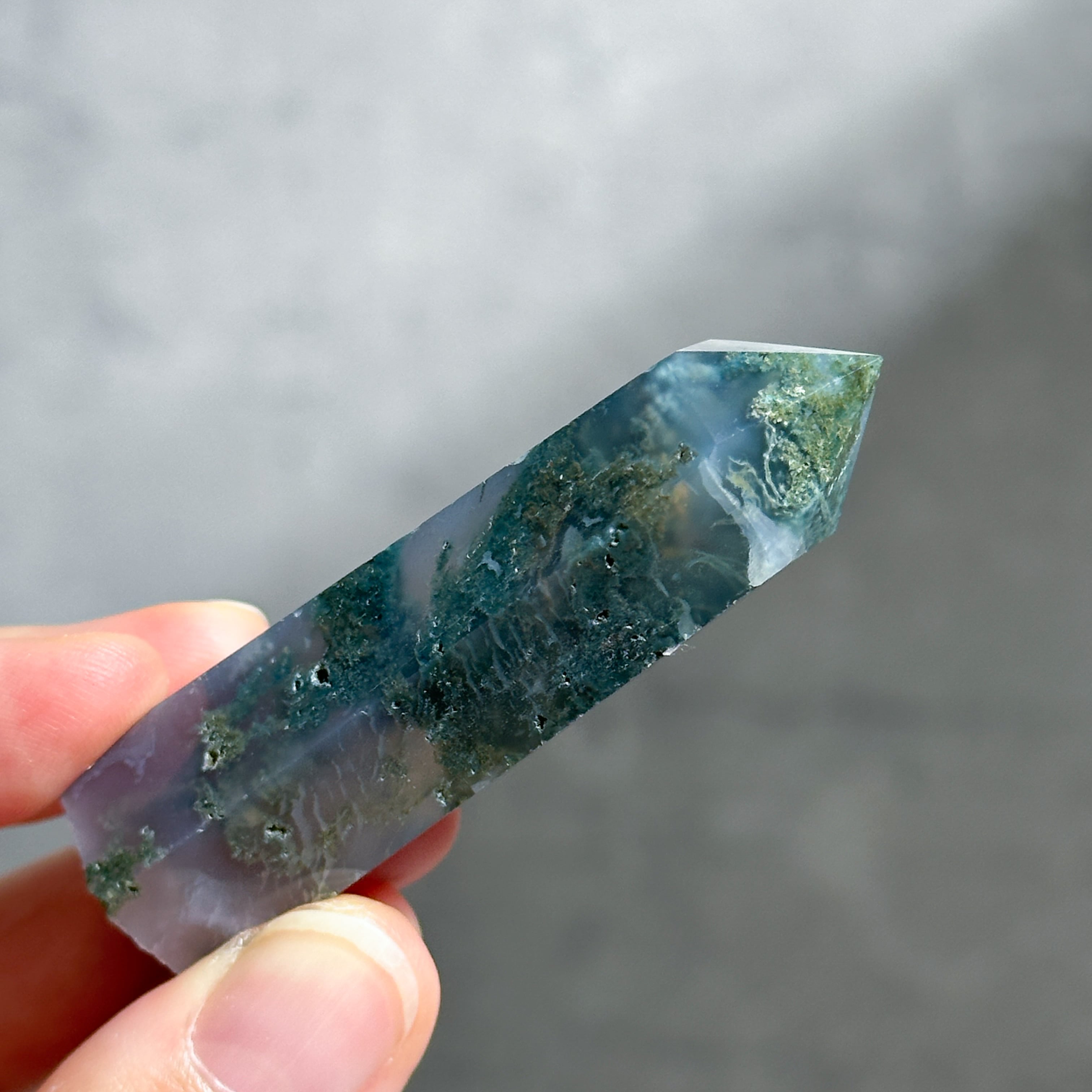 モスアゲート タワー12◇ Moss Agate ◇天然石・鉱物・パワーストーン
