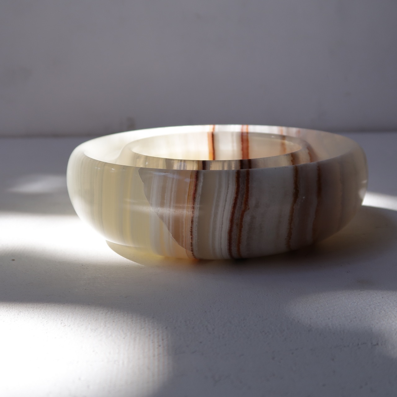 ホワイトストライプなアッシュトレイ