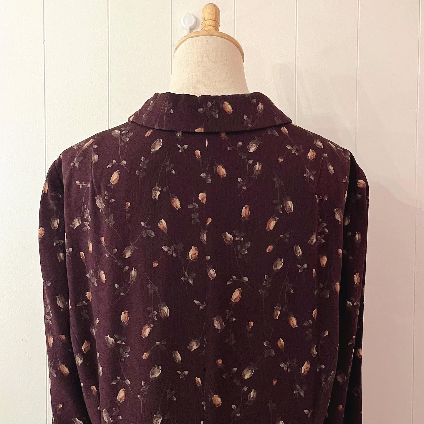 chocolate brown rose over one-piece