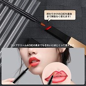 DUcare リップブラシ 1本 スライド式メイクブラシ携帯用 持ち運びやすい 伸縮可能 リップクリーム&口紅用 化粧ブラシ 化粧筆 高級繊維毛 使いやすい 柔らかい 肌に優しい 初心者向け (スライド式)