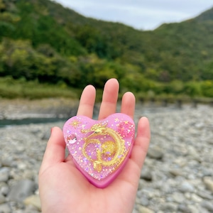 龍神さま心珠オルゴナイト(紫龍)