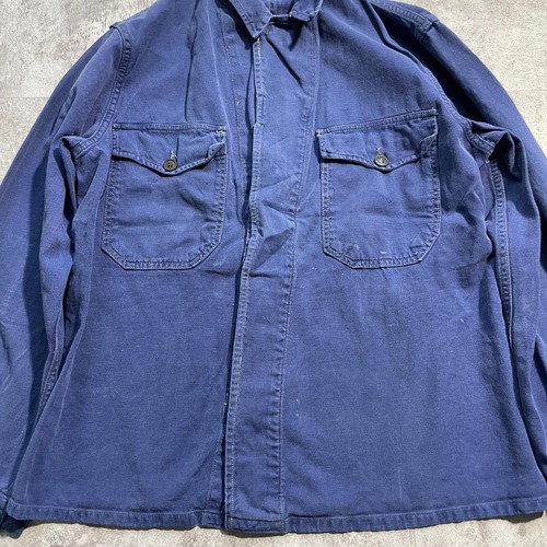 50s Willmann & Cie 刺繍タグ コットンツイル メカニックジャケット 詳細写真7