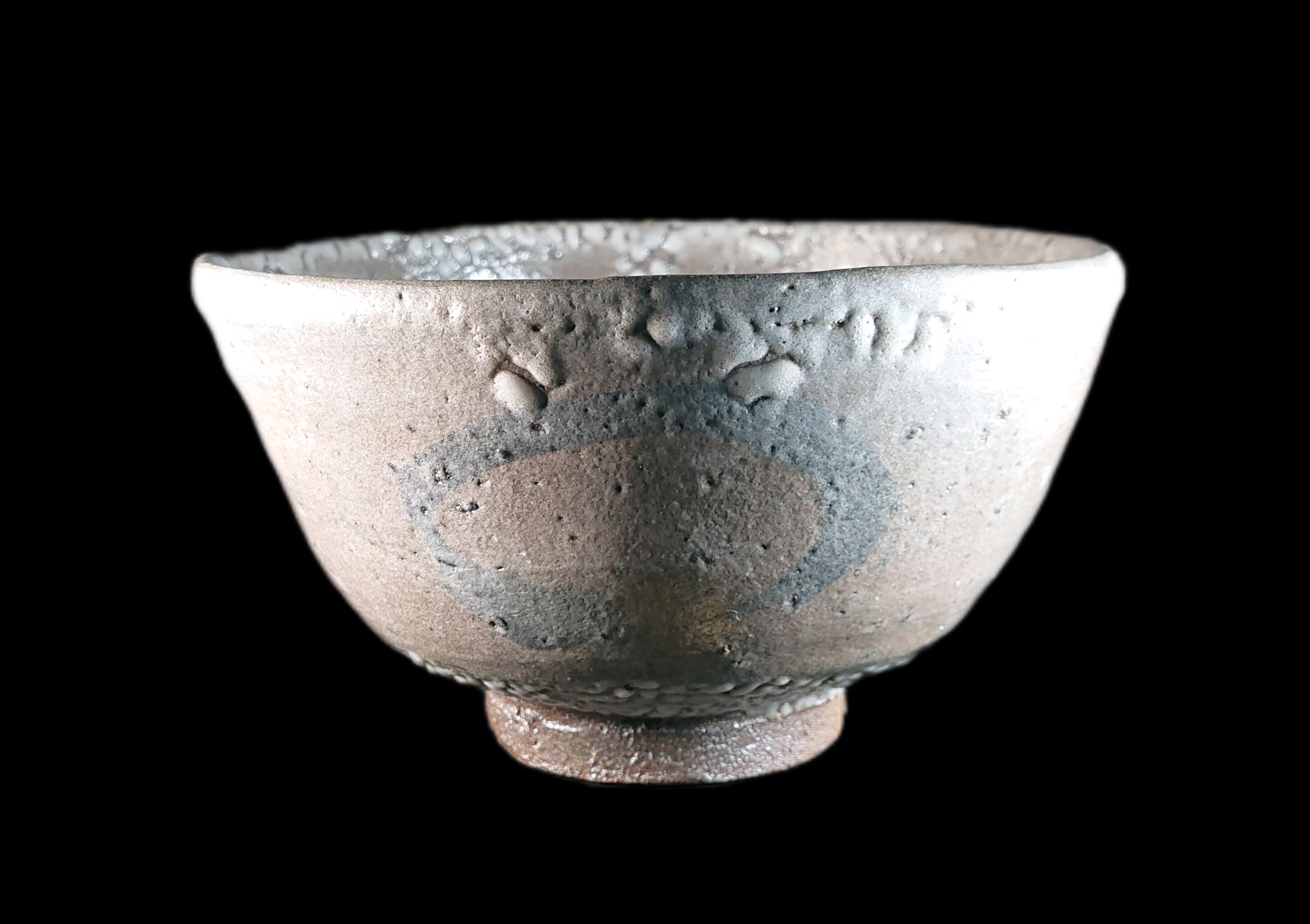 □唐津焼 丸田宗彦 絵唐津茶碗 共箱、共布、栞あり 圧倒的な古唐津の