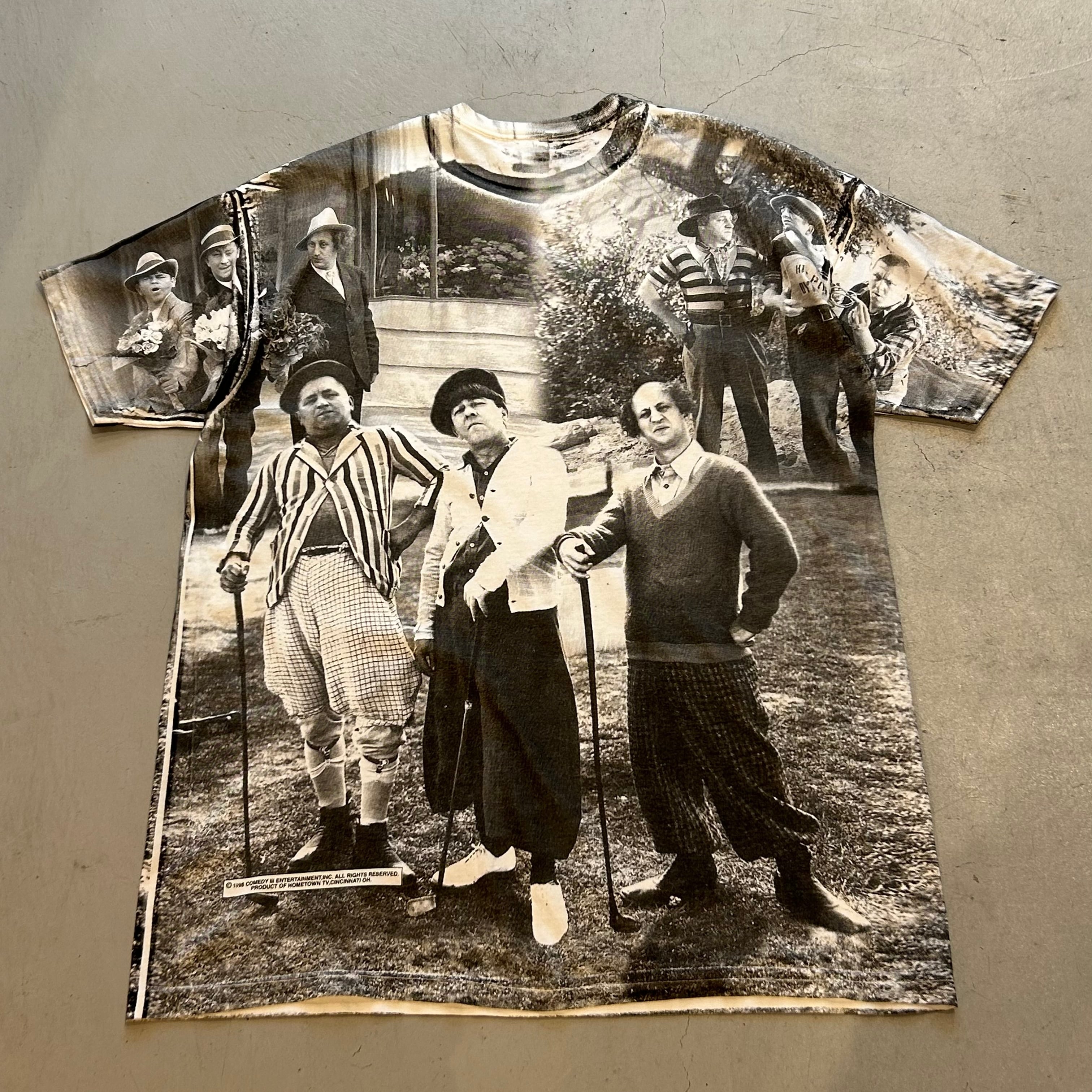 90s The Three Stooges over print t-shirt【高円寺店】 | What