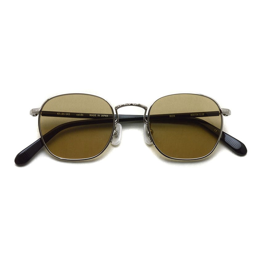 BOSTON CLUB メタルフレーム メガネ だろ ケース付き 