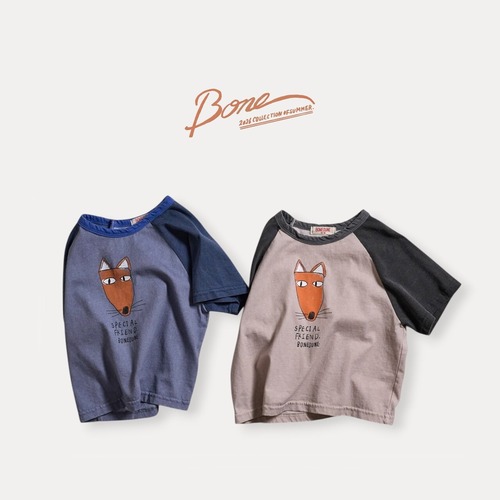 《予約》BONEOUNE ¨ fox raglan T ¨ 26summer
