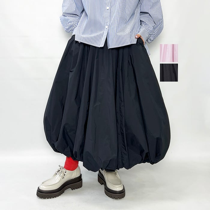【新品未使用】HeRIN.CYE スカート ベリンドットサイ HeRIN.CYE へリンドットサイ Balloon skirt 530JST31-1411 2026春夏