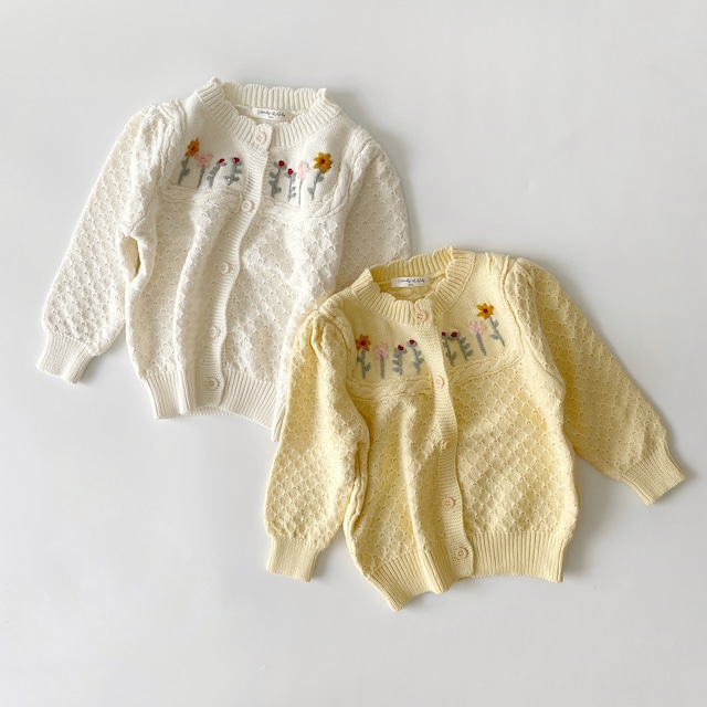 【Last 73cm】petite fleur cardigan 2col