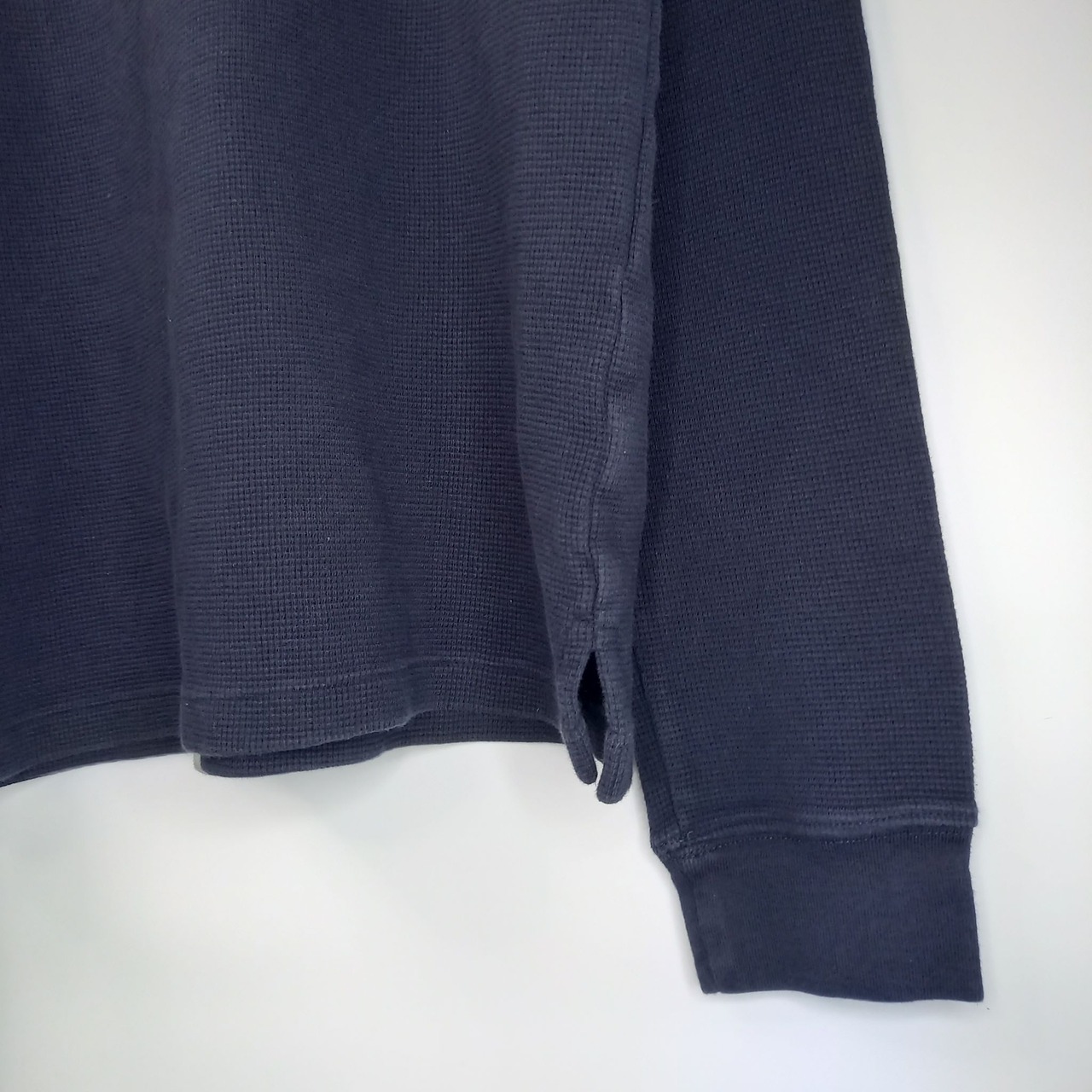 ポロラルフローレン　ハーフジップ　スウェット　サーマルT　ネイビー