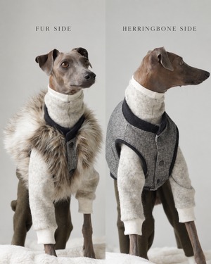 HUNTING FUR REVERSIBLE VEST