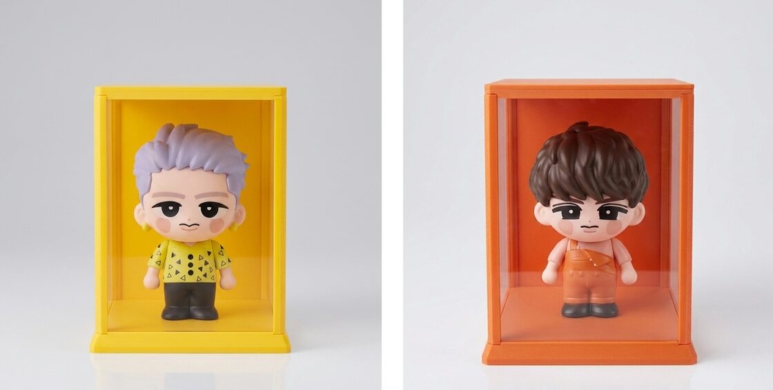 すのチルソフビ 収納ケース 1人用【組み立て済み・完成品】メンバー