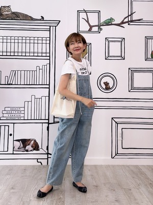 サロペットデニム