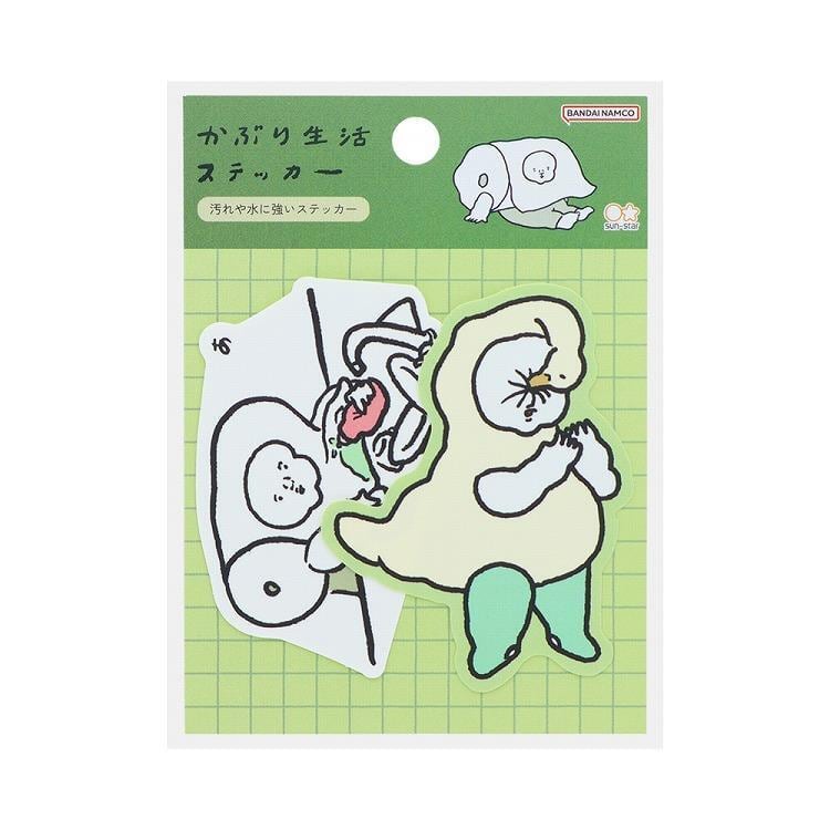 ナガキパーマ ステッカー かぶり生活 GN | てんくーどう