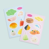 < クレハフーズ > ままごとシール(2枚セット)