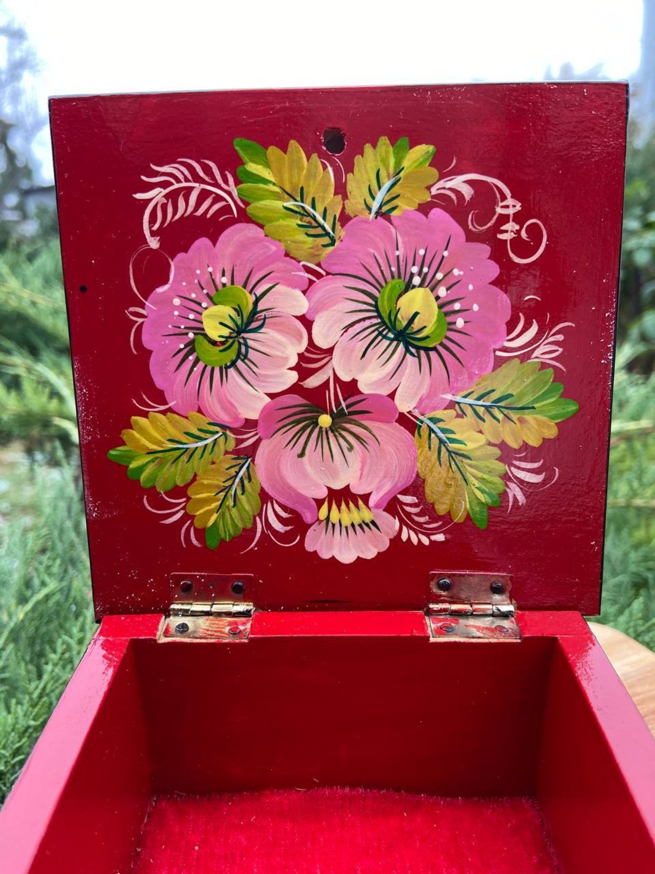 ペトリキフカ・ジュエリーボックス 12сm（ホメンコ） - 5