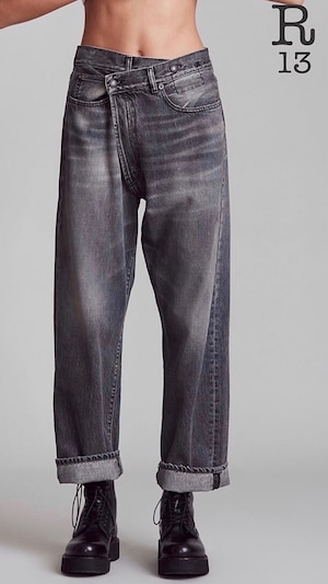 R13 -Crossover Jeans- :Leyton Black