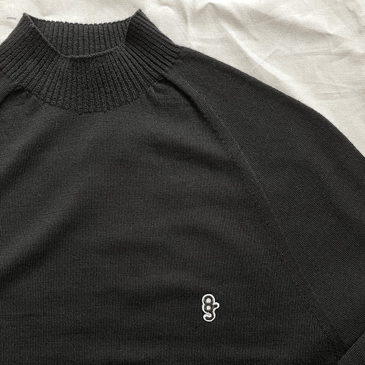 MOCK NECK KNIT SWEATER -BLACK- | 8G SHOOT WEBSTORE