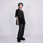 VINTAGE ストリート ロゴ刺繍骨 Tシャツ T1802