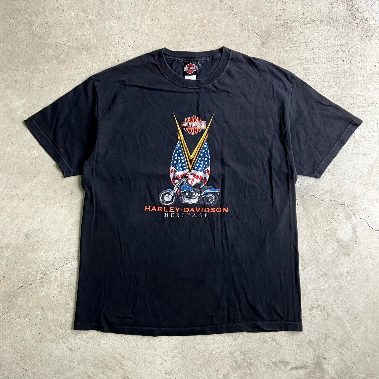 Harley-Davidson ハーレーダビッドソン ロゴプリントTシャツ メンズXL