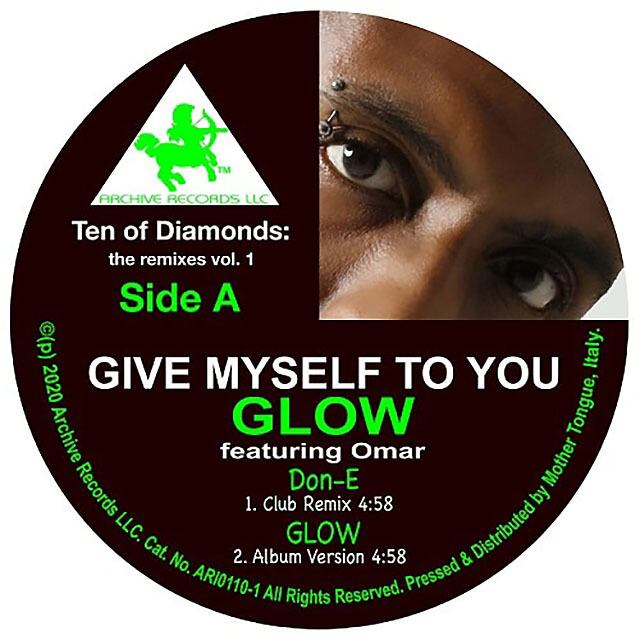 〈残り1点〉【12"】Glow Feat. Omar - Ten Of Diamonds: The Remixes Vol. 1