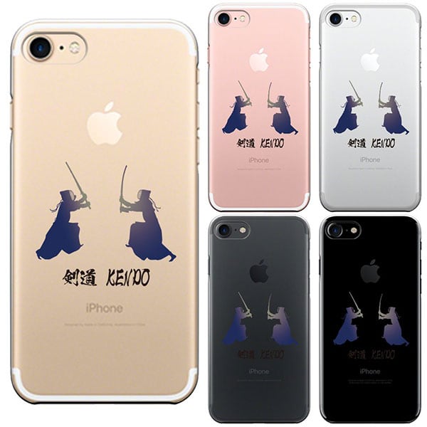 iPhone8 iPhone7 ケース ハードケース クリア ジャケット 魚 ぎょ