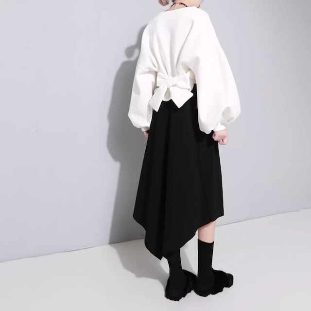 back ribbon pullover(2color)<t1837>