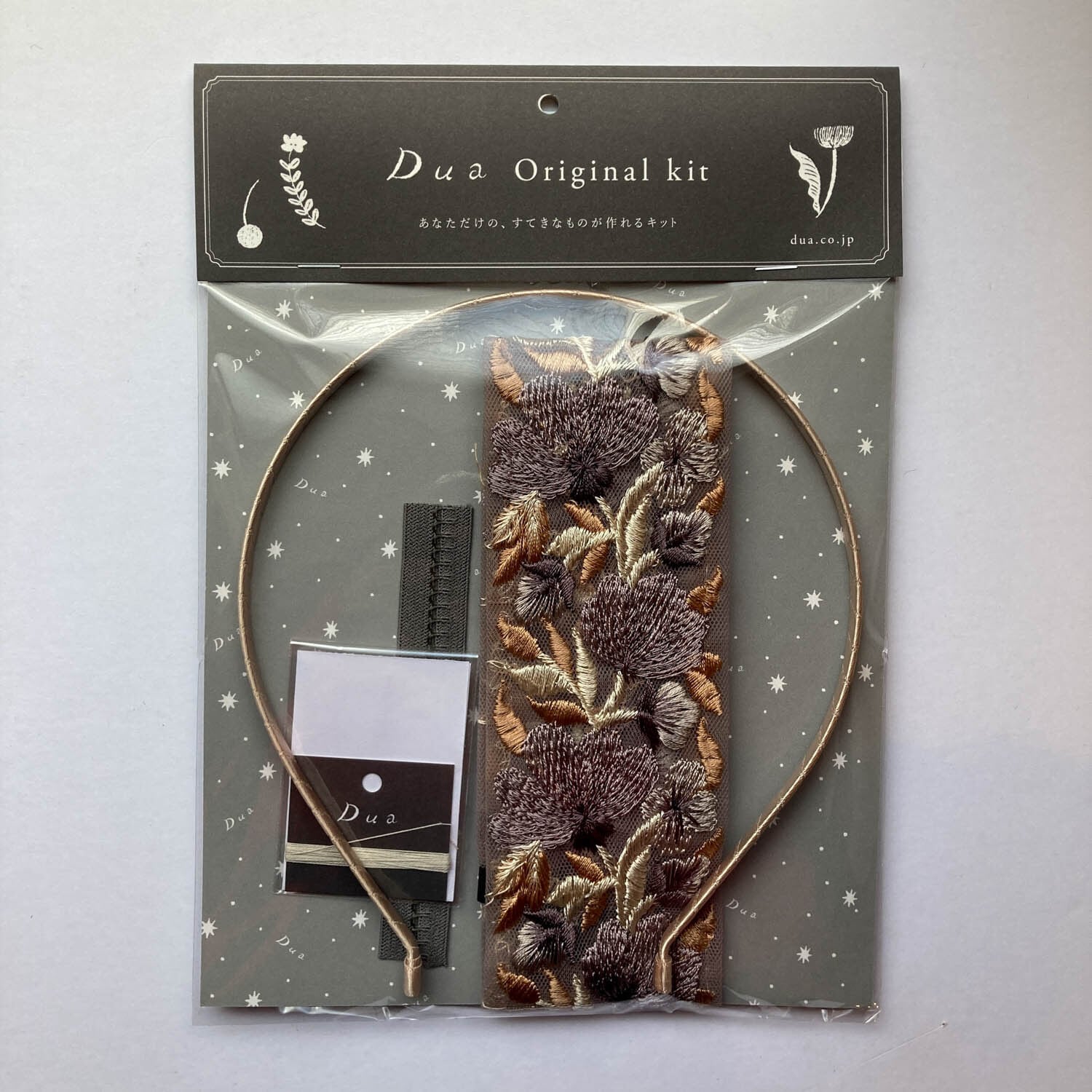 キット〉Duaオリジナル カチューシャ〈ペイズリー柄・花柄〉 | Dua