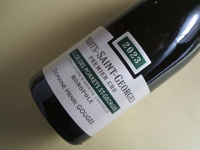 ニュイ・サン・ジョルジュ 1級 クロ・デ・ポレ・サン・ジョルジュ 2023年 ドメーヌ・アンリ・グージュ