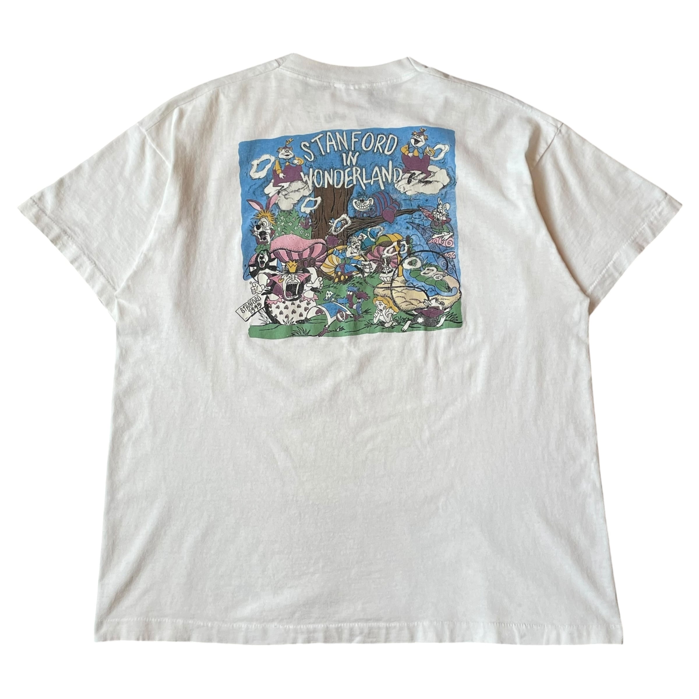 1993s Alice in Wonderland Parody "STANFORD IN WONDERLAND" T-shirt