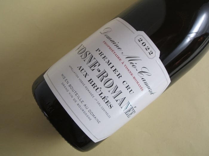 ヴォーヌ・ロマネ 1級 オー・ブリュレ 2022年 ドメーヌ・メオ