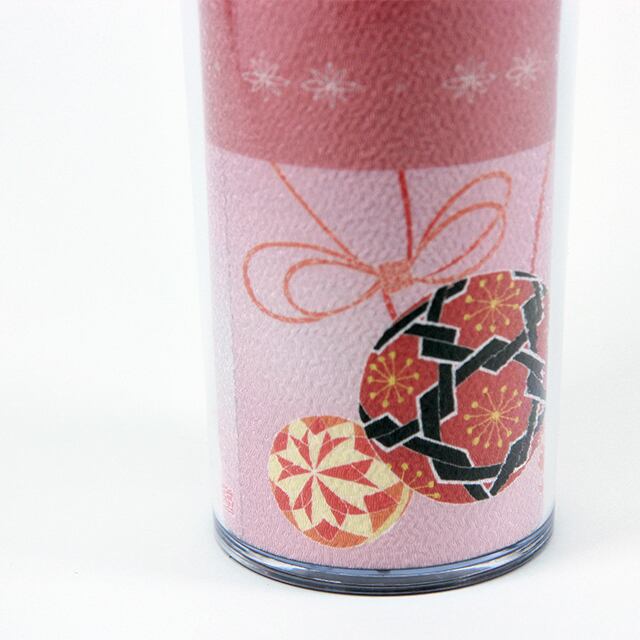 ステンレス製金澤きものタンブラー 加賀手まり 友禅空間 工房久恒