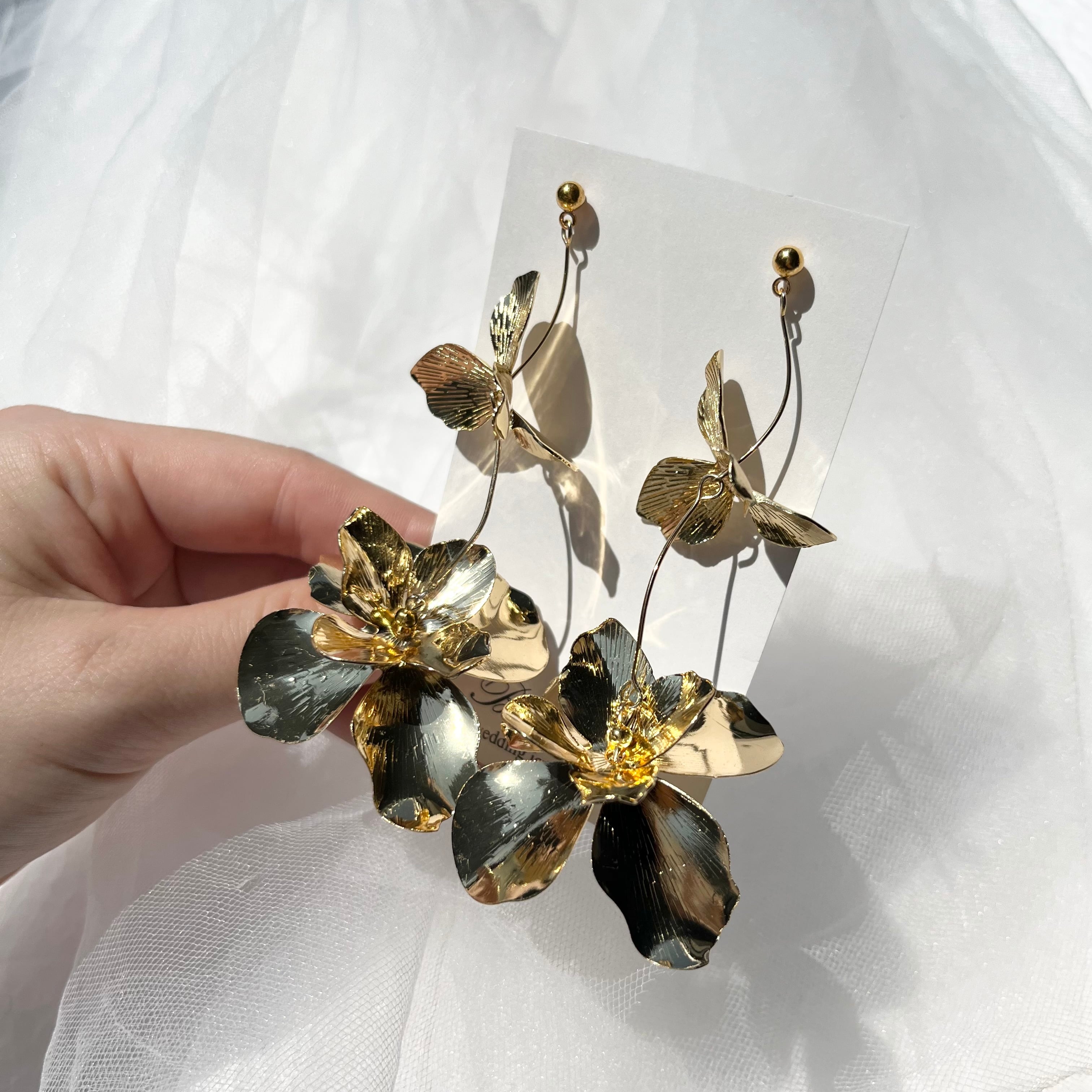 ハンドメイドイヤリング片方 MP-10】ハンドメイド ピアス / イヤリング（レンタル） | BRIDE ME