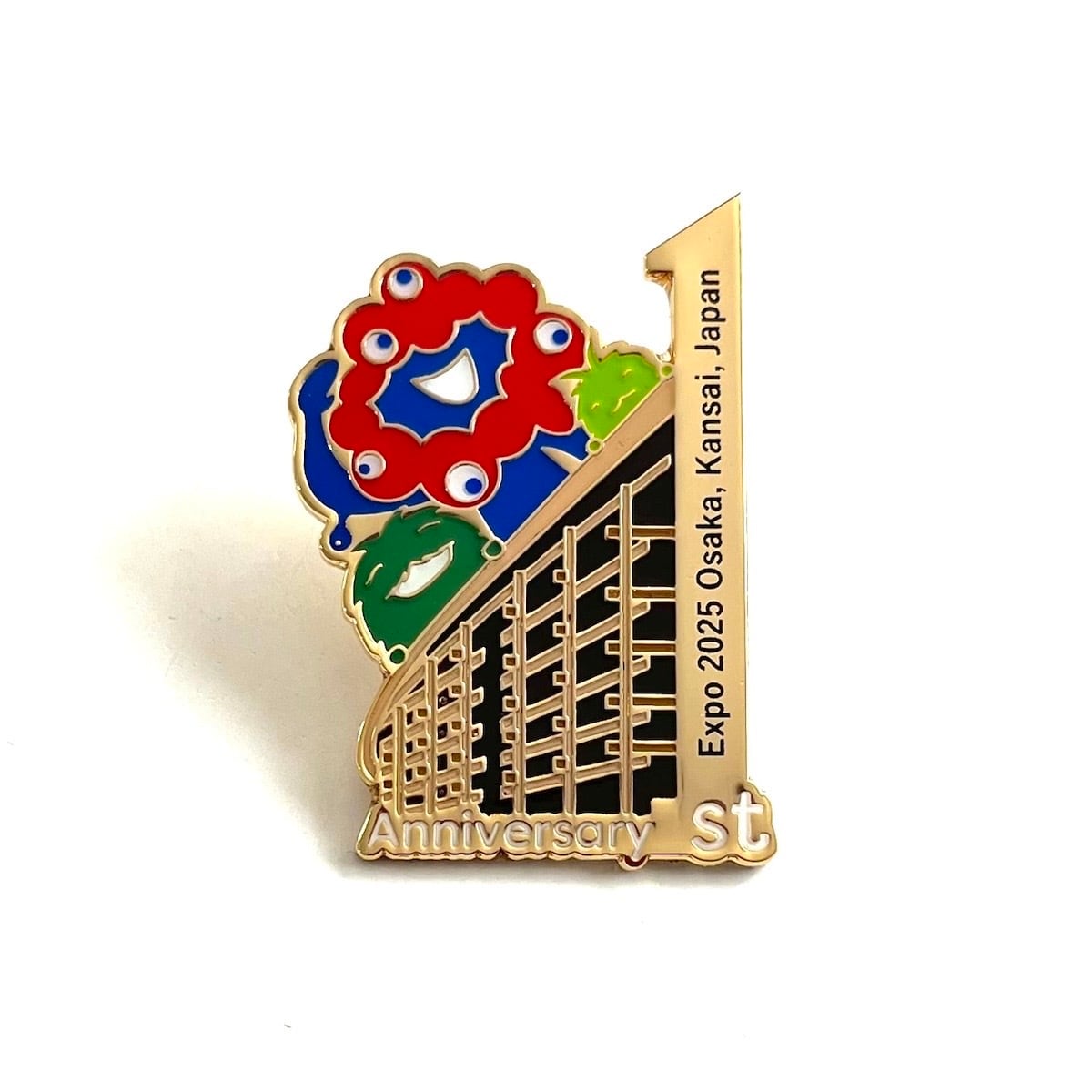 EXPO2025 ミャクミャク&モリゾーキッコロピンバッジ　4個セット 仲良し EXPO2025ミャクミャク&モリゾー•キッコロ ピンバッジ 仲良し