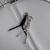 【受注予約：7月中旬入荷予定】rope keyring/cream