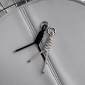 【受注予約:7月中旬入荷予定】rope keyring/cream