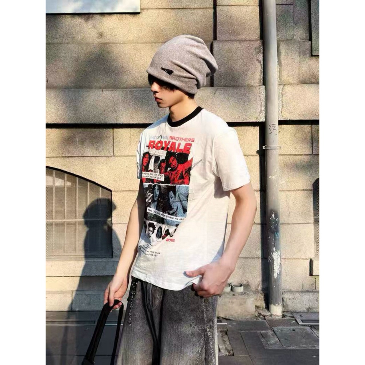 VINTAGE ストリート ROYALEプリントTシャツ T2110