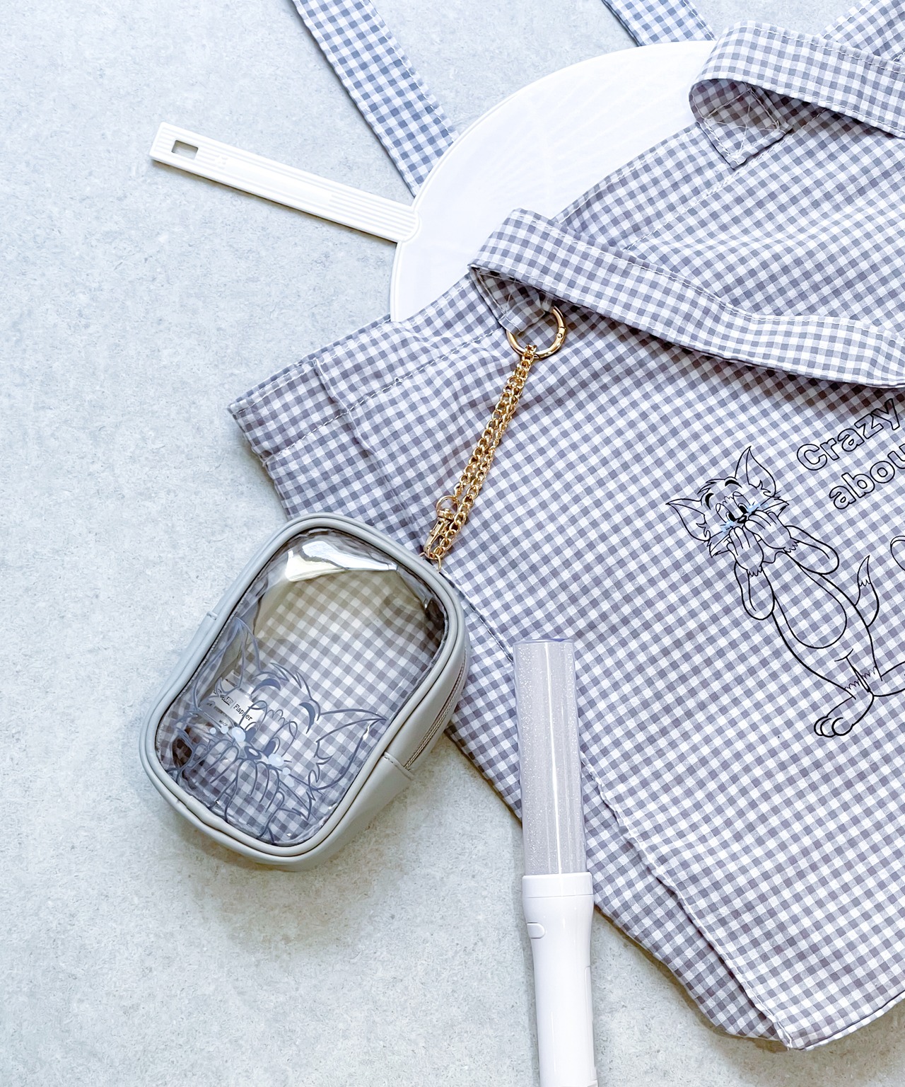 F268009_TOM and JERRY×Flapper 推し活ぬいポーチ - 1