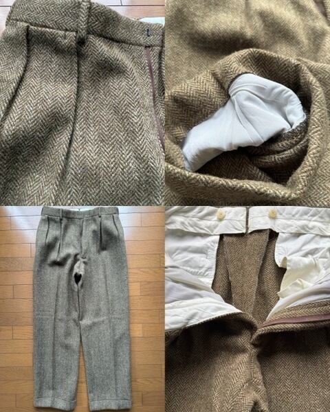 1994年 米国製 ビンテージ ポロラルフローレン ヘリンボーンツイード