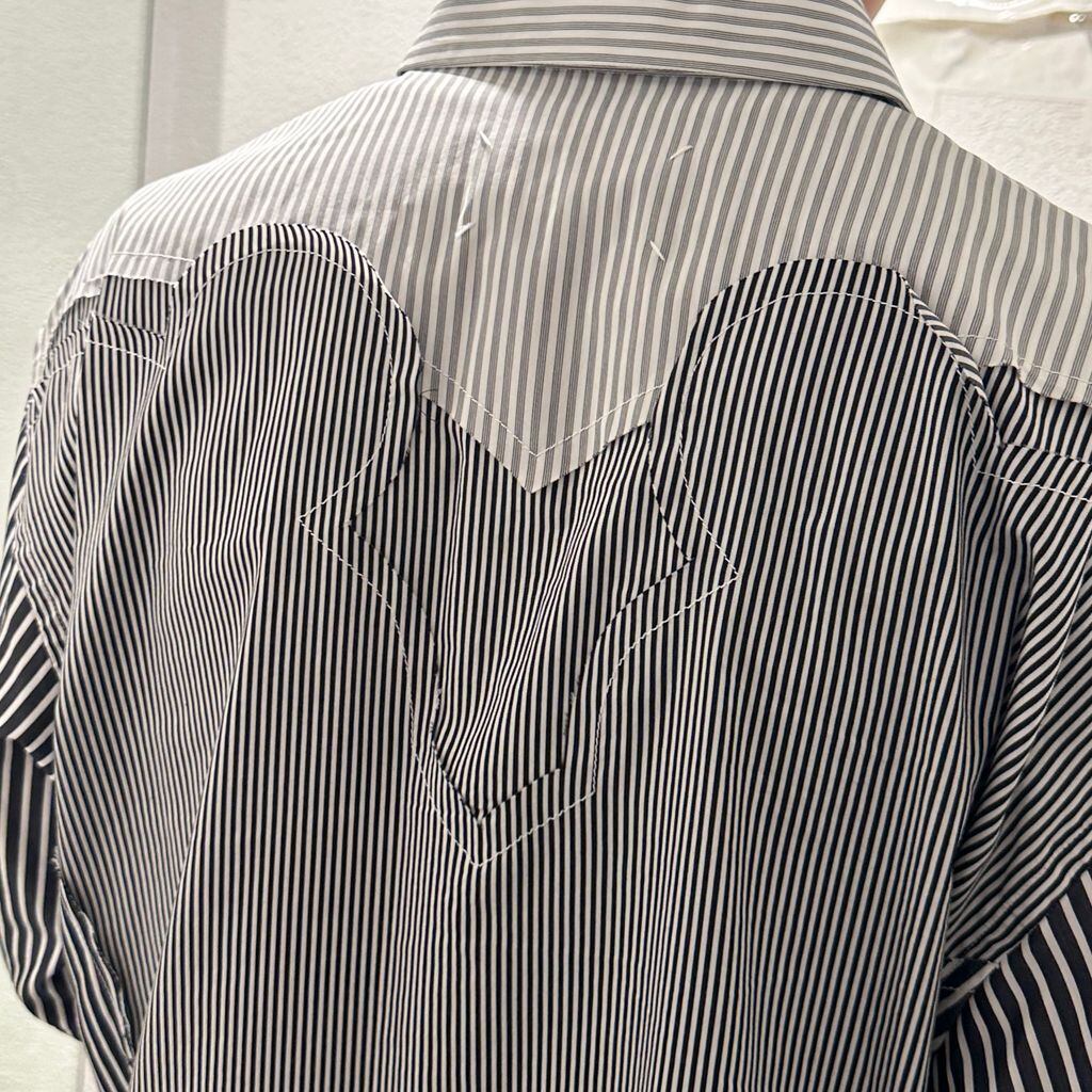 Maison Margiela メゾンマルジェラ 24SS Yoke Stripe Shirt 長袖シャツ