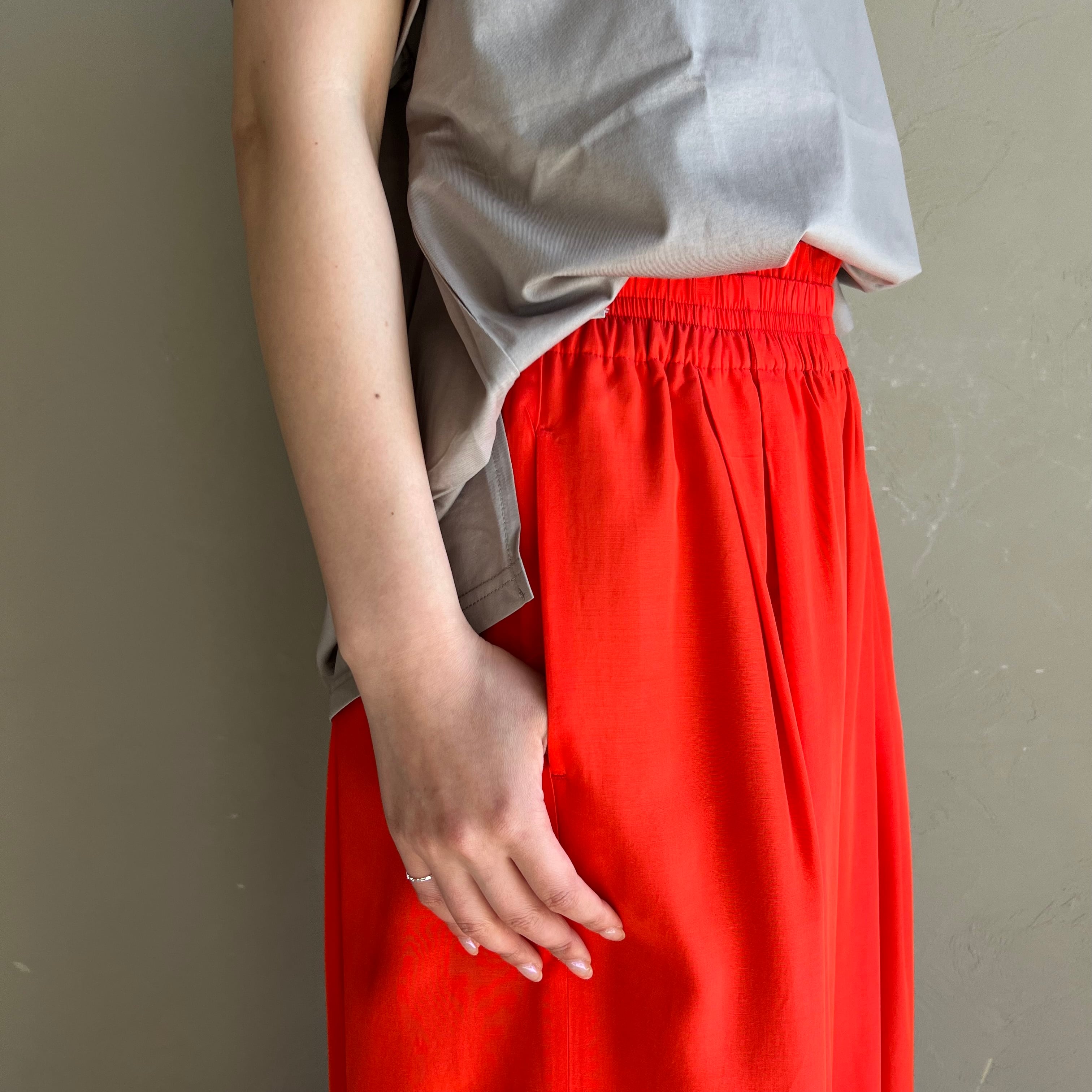 cafune(カフネ)リネンワイドパンツ Cafune（カフネ） タックパンツ 545601 レディース ウールライク