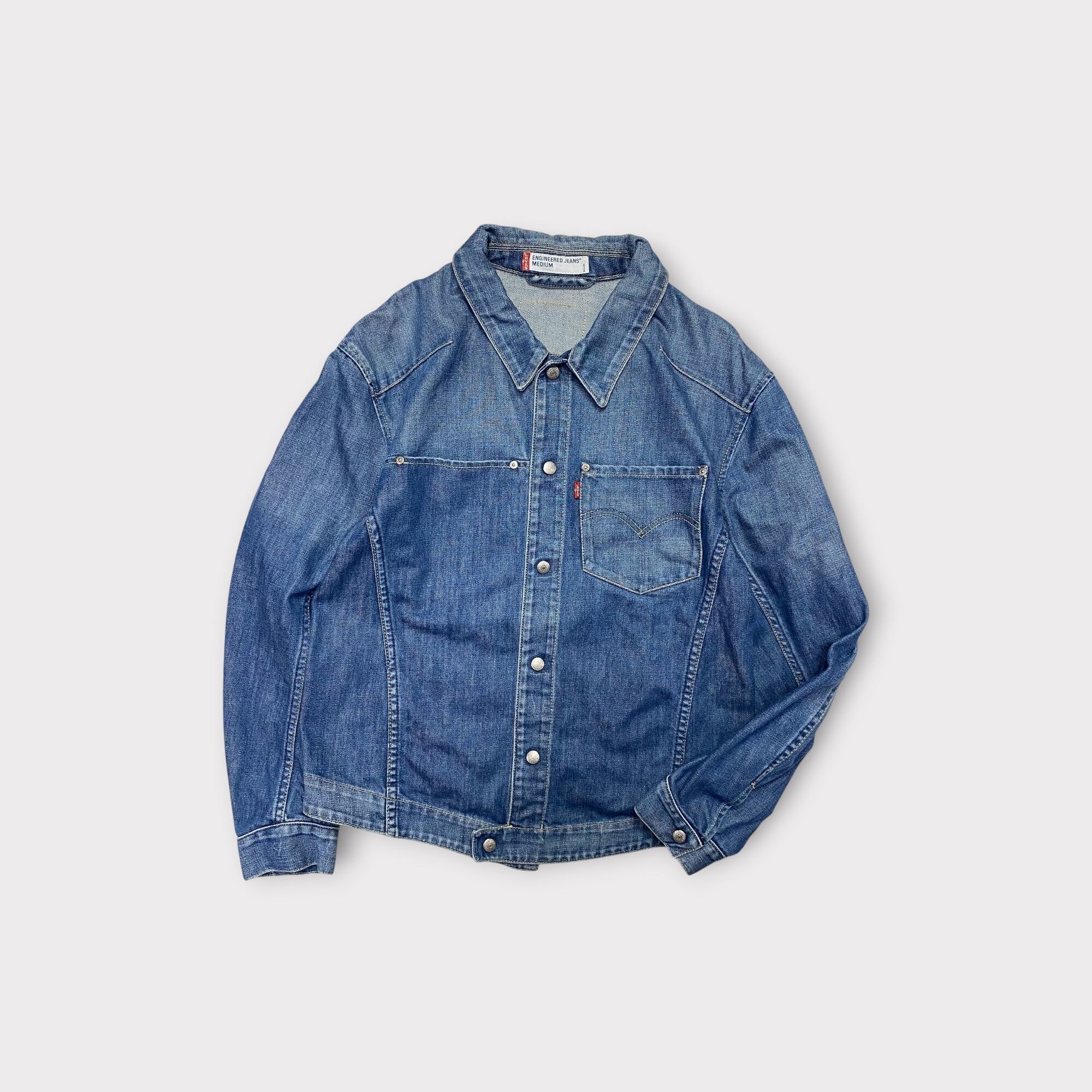 チンスト 40s SUPER ROYAL BLUE デニム カバーオールジャケット【36