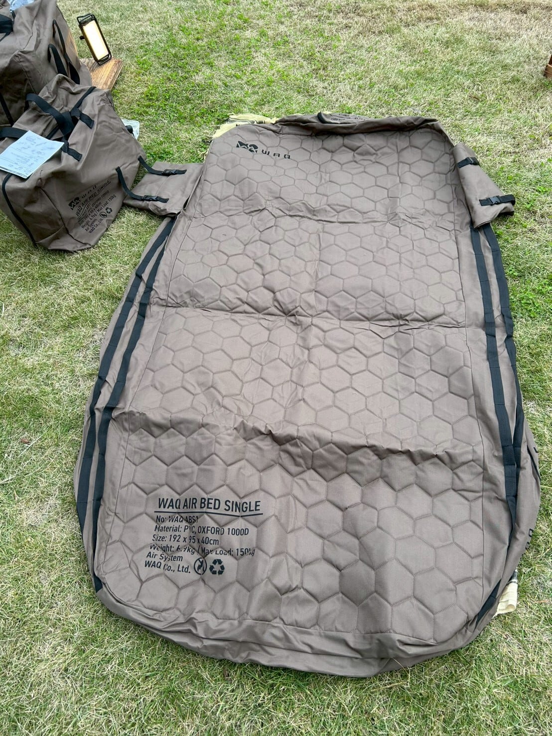 WAQワック】 AIR BED〈 SINGLE 〉エアベッドシングル | CAMP MARKET