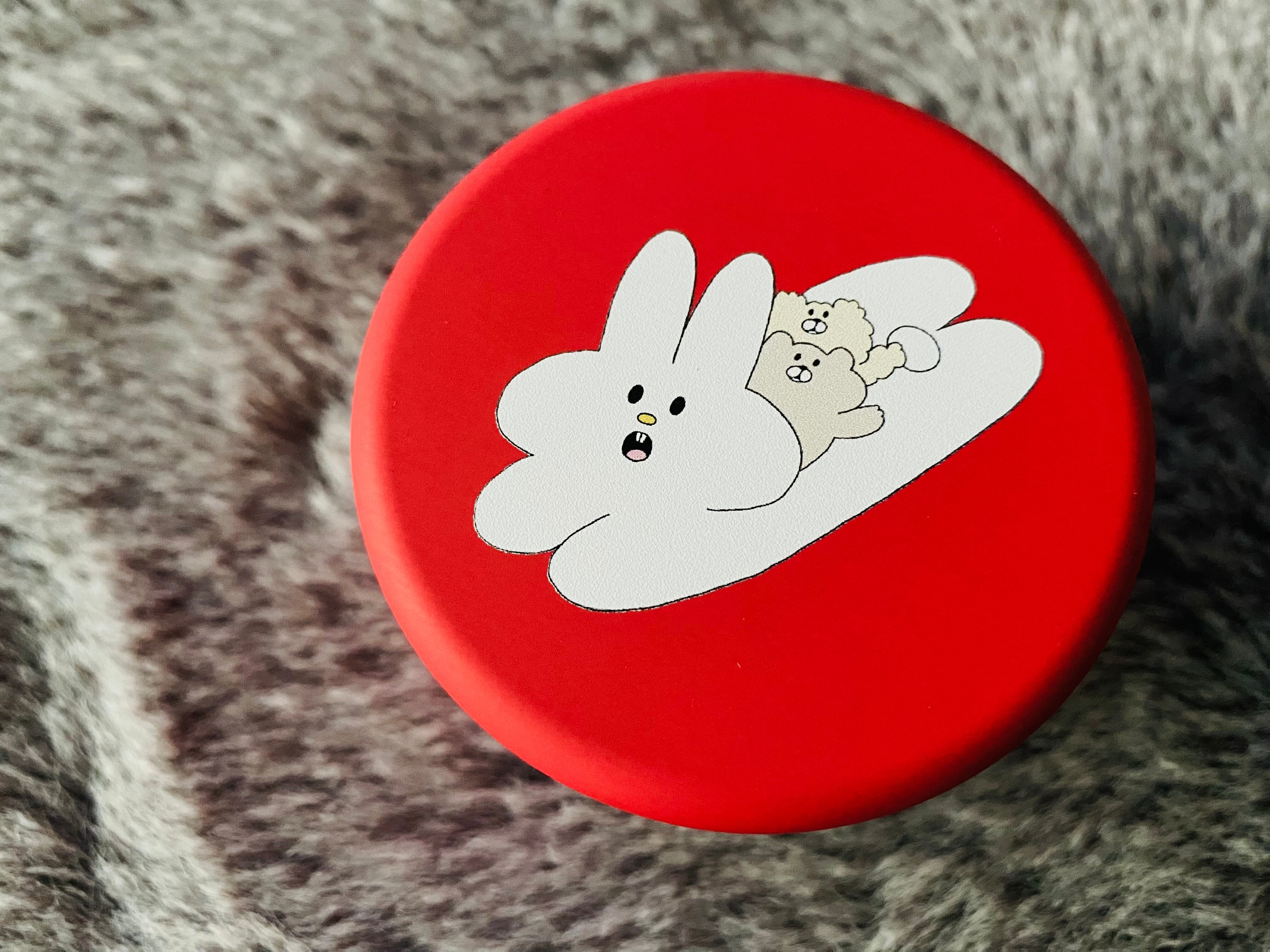 【完売】うさぎとくまたちの缶 限定赤缶