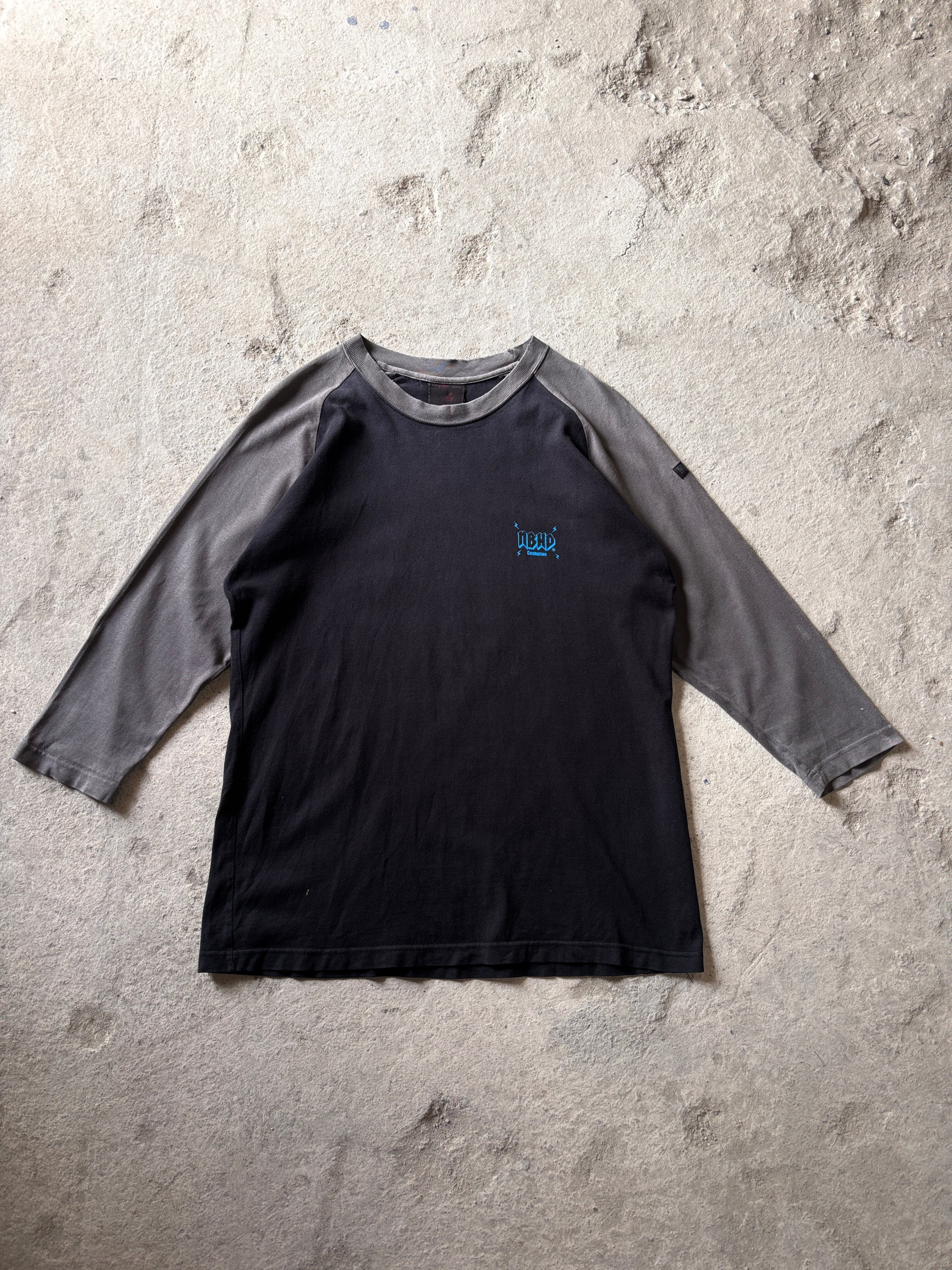 NEIGHBORHOOD ネイバーフッド　ラグランスリーブ 00s NEIGHBORHOOD/Logo print Raglan Tee/2002年/M/ロゴプリント