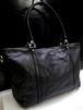 レア◆GUCCI グッチ シマライン A4対応ビジネス可 レザー トート ハンド バッグ 黒◆ 大人気シマラインより便利な大容量のトート型モデル♪