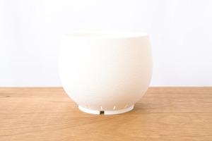受け皿鉢(4号サイズ)｜ホワイト