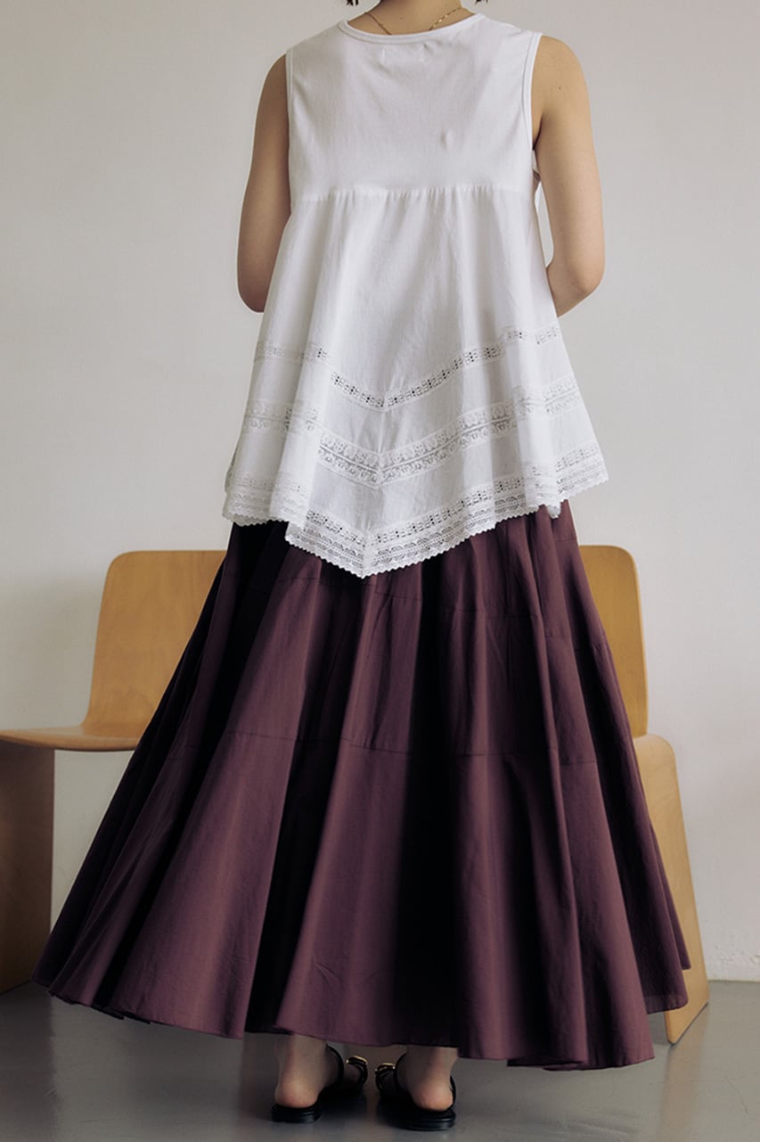 トップス nori1331 予約商品》〔SGN08111〕バックスカーフノースリーブトップス | AAYUSHI